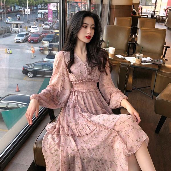 casual dresses fancy date night one piece chiffon dress long drapes ruffles puff sleeve robe longue vestido largo, Black;gray
casual dresses fancy date night one piece chiffon dress long drapes ruffles puff sleeve robe longue vestido largo, Black;gray