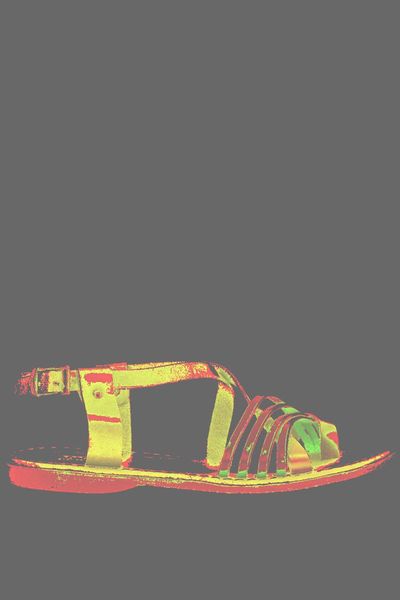 sandals, Black
