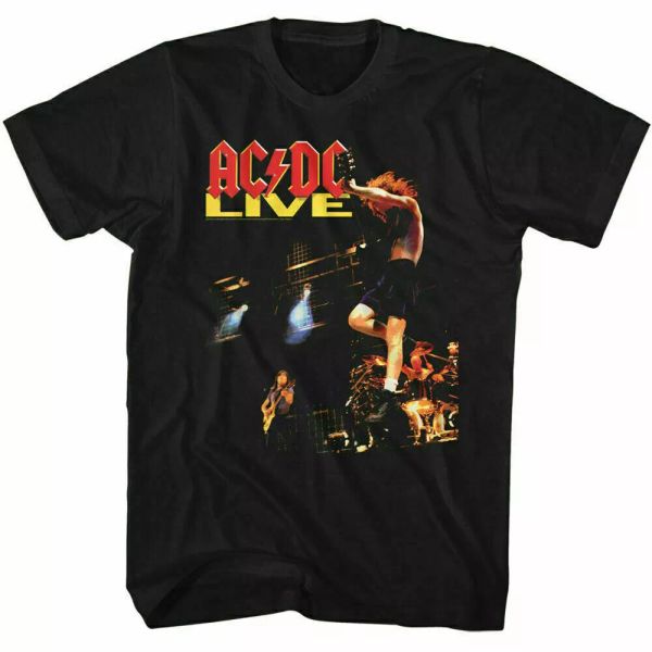 ACDC Live T Shirt Mens Licensed Rock N Roll Music Classic Tee Retro New Black, White;black
ACDC Live T Shirt Mens Licensed Rock N Roll Music Classic Tee Retro New Black, White;black