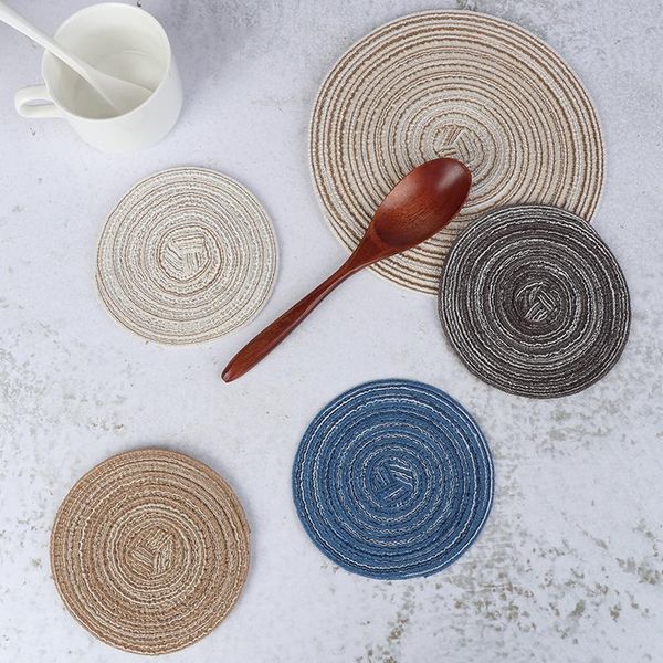 mats & pads cotton linen knitting bowl retro table coasters pad for anti slip insulated placemats hand-made kitchen furniture
mats & pads cotton linen knitting bowl retro table coasters pad for anti slip insulated placemats hand-made kitchen furniture