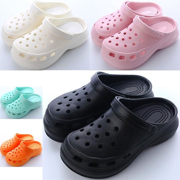 newly women summer thick-soled hole shoes ladies height increase shoe black white orange pink beach classic sandals slippers
newly women summer thick-soled hole shoes ladies height increase shoe black white orange pink beach classic sandals slippers