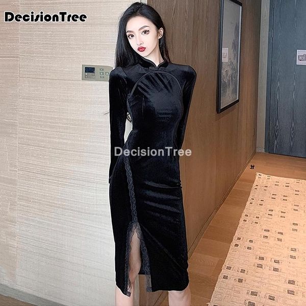 ethnic clothing 2021 chinese dress elegant qipao women split cheongsam vestidos oriental evening party, Red
ethnic clothing 2021 chinese dress elegant qipao women split cheongsam vestidos oriental evening party, Red