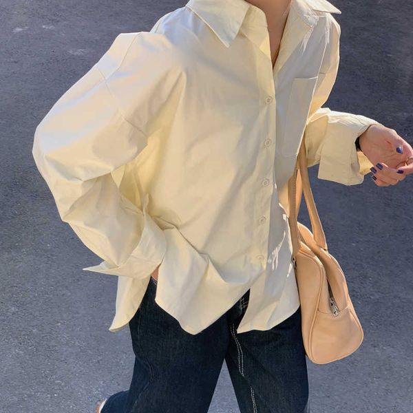 two piece dress loose korean style wild long-sleeved shirt women's spring white eqtl
two piece dress loose korean style wild long-sleeved shirt women's spring white eqtl
