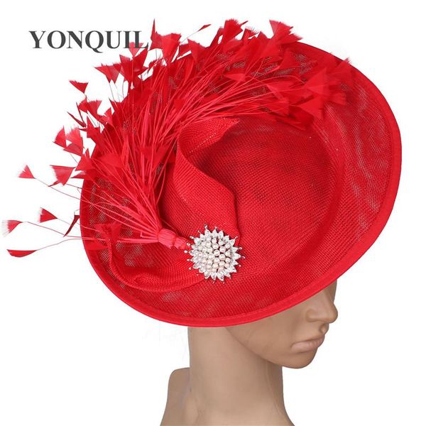 headpieces elegant bride wedding red hat fasscinator hairpin women cocktail race headpiece hair clip ladies mesh fancy accessories, Silver
headpieces elegant bride wedding red hat fasscinator hairpin women cocktail race headpiece hair clip ladies mesh fancy accessories, Silver