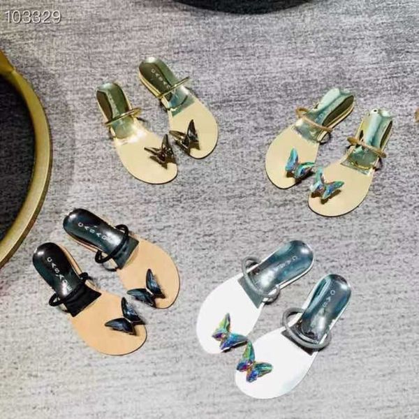 2021 new flat bottom high toe butterfly sandals women's low heel slippers women's summer sandals zlh, Black
2021 new flat bottom high toe butterfly sandals women's low heel slippers women's summer sandals zlh, Black