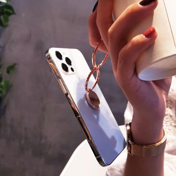 cell phone mounts & holders luxury metal bracket multi universal double finger ring grip mobile accessories stand holder for android huawei