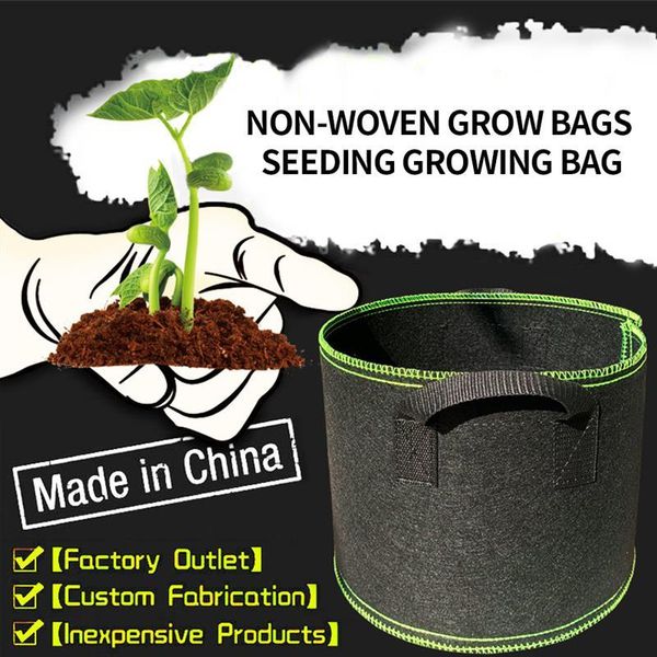 planters & pots high qaulity grow bags seeding growing bag pot portable planter with handle for balcony backyard garden rooftop
planters & pots high qaulity grow bags seeding growing bag pot portable planter with handle for balcony backyard garden rooftop