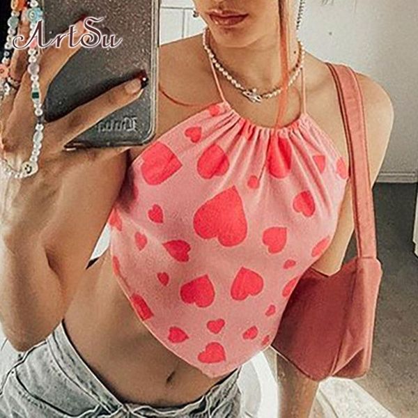 women's tanks & camis pink halter summer sweet girls heart lace up backless vest y2k casual cute crop corset female ve28, White
women's tanks & camis pink halter summer sweet girls heart lace up backless vest y2k casual cute crop corset female ve28, White
