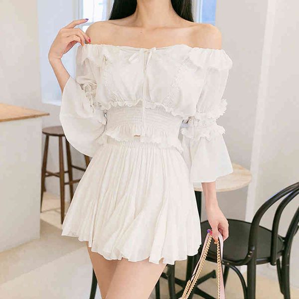 arrival fashion women will see elegant enlargement plied short fresh white skirt two sets, Black
arrival fashion women will see elegant enlargement plied short fresh white skirt two sets, Black