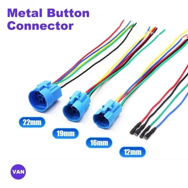 1pc 12mm 16mm 19mm 22mm cable socket for metal push switch wiring 2-6 wires stable lamp light button connector
1pc 12mm 16mm 19mm 22mm cable socket for metal push switch wiring 2-6 wires stable lamp light button connector