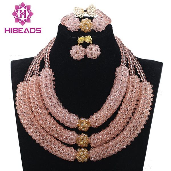earrings & necklace great 3 layers peach crystal bib statement set pink wedding party beads jewelry qw988, Silver
earrings & necklace great 3 layers peach crystal bib statement set pink wedding party beads jewelry qw988, Silver