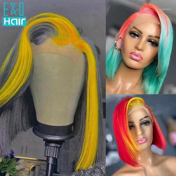 pre plucked grey red yellow highlight lace front human hair wigs with baby 4x4 closure wig ombre short bob for women1, Black;brown
pre plucked grey red yellow highlight lace front human hair wigs with baby 4x4 closure wig ombre short bob for women1, Black;brown