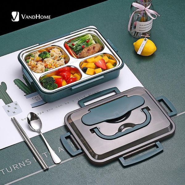 dinnerware sets vandhome japanese lunch box for kids 18/8 stainless steel bento with compartments tableware kitchen storage container
dinnerware sets vandhome japanese lunch box for kids 18/8 stainless steel bento with compartments tableware kitchen storage container