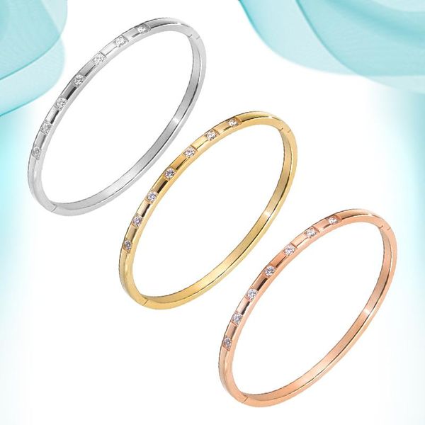 bangle 2021 type clasp ladies bracelet micro-inlaid zircon titanium steel bangles customized for women girls party gifts, Black
bangle 2021 type clasp ladies bracelet micro-inlaid zircon titanium steel bangles customized for women girls party gifts, Black