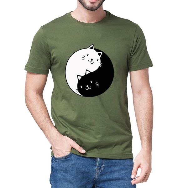 men's t-shirts 100% cotton taichi cat yinyang kongfu cute funny lover summer t-shirt loose harajuku o-neck streetwear women, White;black
men's t-shirts 100% cotton taichi cat yinyang kongfu cute funny lover summer t-shirt loose harajuku o-neck streetwear women, White;black