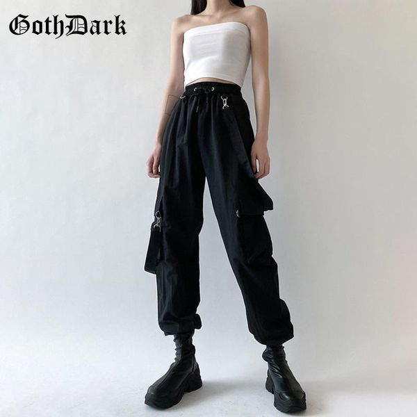 women's pants & capris goth dark fashion with belt and pockets gothic cargo black hip hop high waist autumn women trousers loose leg st, Black;white
women's pants & capris goth dark fashion with belt and pockets gothic cargo black hip hop high waist autumn women trousers loose leg st, Black;white