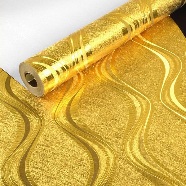 wallpapers luxury geometric striped gold foil wallpaper for living room bedroom ceiling metallic glitter wall paper covering pvc waterproof
wallpapers luxury geometric striped gold foil wallpaper for living room bedroom ceiling metallic glitter wall paper covering pvc waterproof