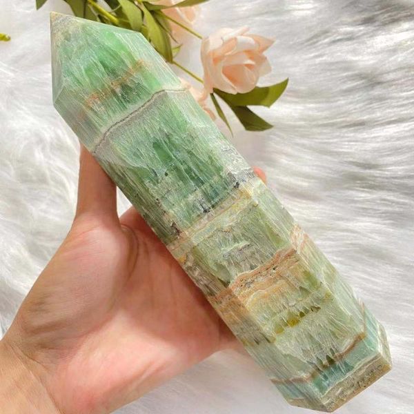decorative objects & figurines natural green calcite crystal quartz energy obelisk reiki healing
decorative objects & figurines natural green calcite crystal quartz energy obelisk reiki healing