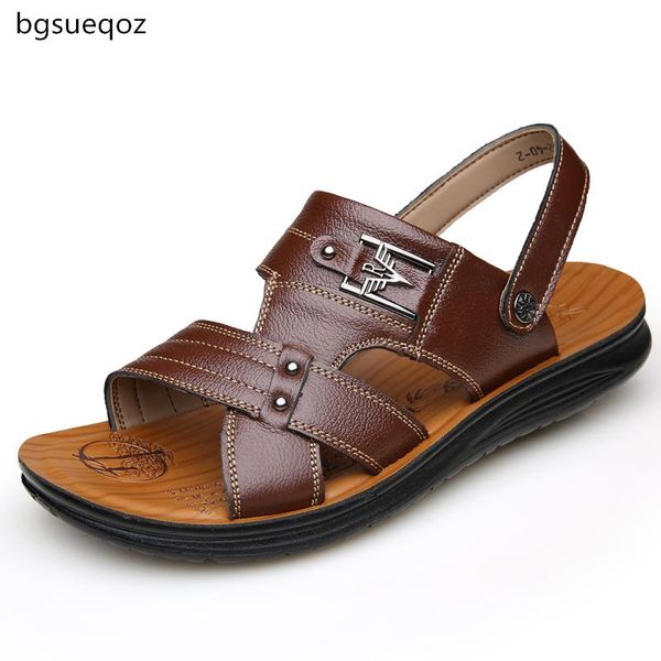 sandals 2021 summer explosion models men's leather casual non-slip beach shoes first layer slippers60, Black
sandals 2021 summer explosion models men's leather casual non-slip beach shoes first layer slippers60, Black