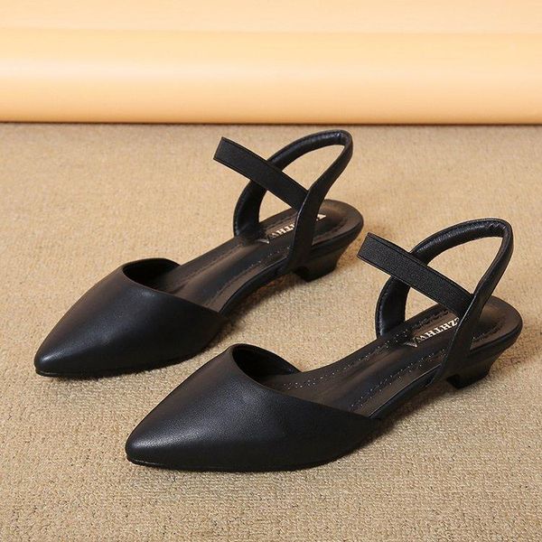 dress shoes summer pointed toe cap shallow mouth roman sandals word buckle grandma hollow thick with high heels women, Black
dress shoes summer pointed toe cap shallow mouth roman sandals word buckle grandma hollow thick with high heels women, Black