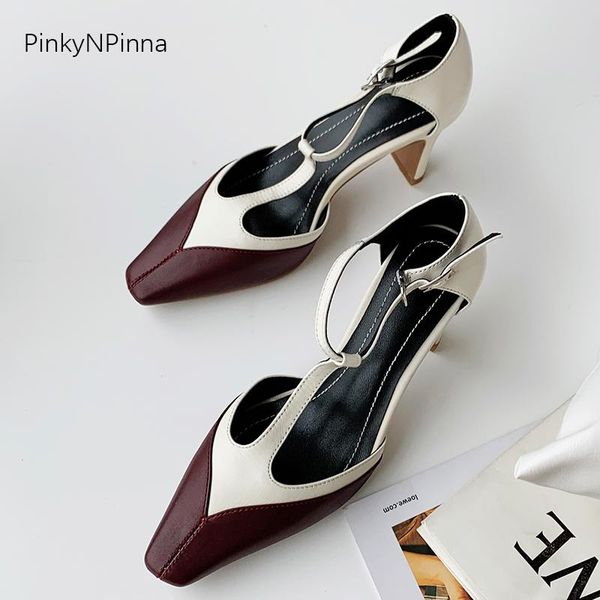 dress shoes t-strap buckle shallow high heels concise sandals women genuine cow leather pigskin sheepskin mixed colors ladies leisure, Black
dress shoes t-strap buckle shallow high heels concise sandals women genuine cow leather pigskin sheepskin mixed colors ladies leisure, Black