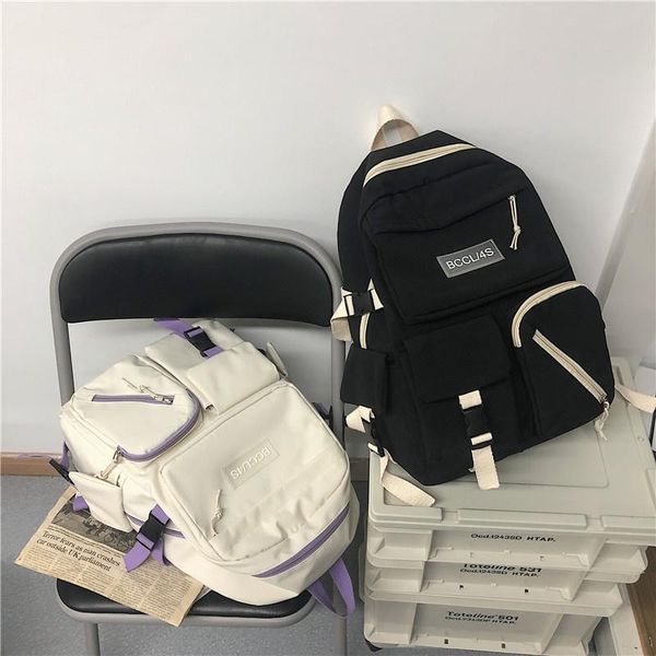 school bags fashion backpack casual women solid color bag for teenagers girls student shoulder mochilas rucksacks
school bags fashion backpack casual women solid color bag for teenagers girls student shoulder mochilas rucksacks