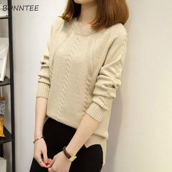 women's sweaters pullovers women solid side-slit plus size 3xl ribbed leisure chic simple elegant autumn winter warm basic sweater, White;black
women's sweaters pullovers women solid side-slit plus size 3xl ribbed leisure chic simple elegant autumn winter warm basic sweater, White;black