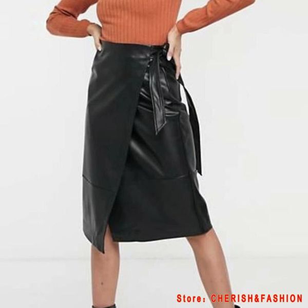 skirts autumn winter ol elegant pencil midi high waist black pu leather a-line brand wrap with belt female fashion
skirts autumn winter ol elegant pencil midi high waist black pu leather a-line brand wrap with belt female fashion