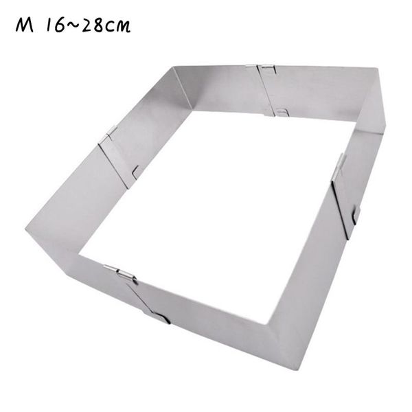 baking & pastry tools stainless steel mousse cake ring mold square cutter adjustable diy bakeware accessories
baking & pastry tools stainless steel mousse cake ring mold square cutter adjustable diy bakeware accessories