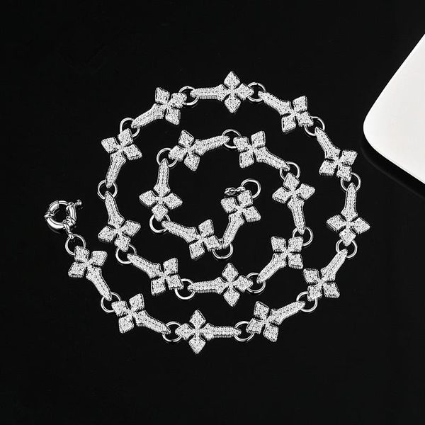 earrings & necklace hip hop cross charm chain out zircon link choker for men party jewelry drop, Silver
earrings & necklace hip hop cross charm chain out zircon link choker for men party jewelry drop, Silver
