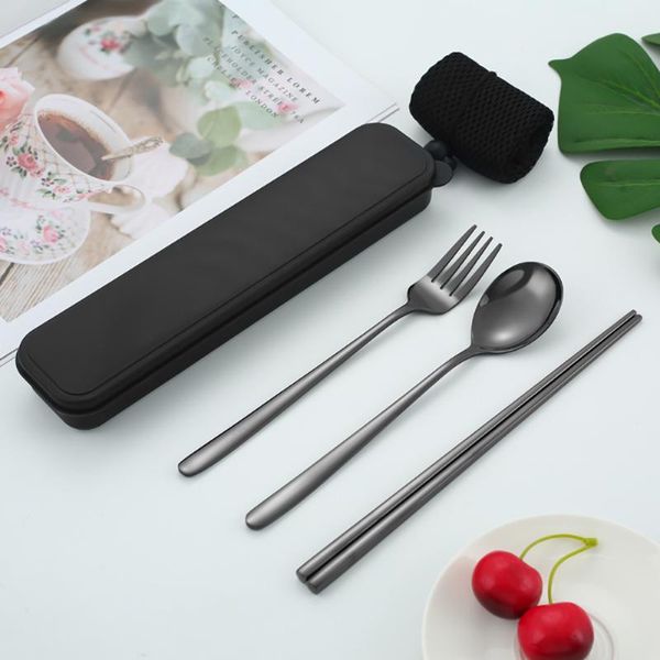 flatware sets 304 stainless steel korea spoon chopsticks gift box dinnerware travel cutlery set portable tableware
flatware sets 304 stainless steel korea spoon chopsticks gift box dinnerware travel cutlery set portable tableware