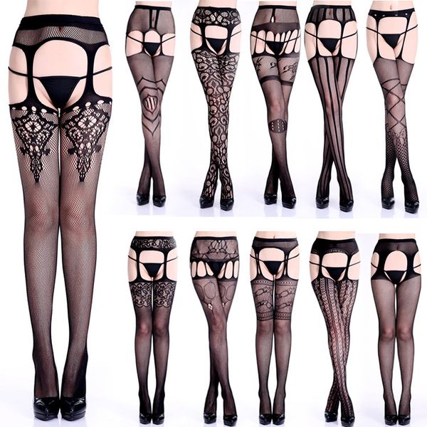 garters fashion four side open crotch net stockings fishing hollow hanging jacquard trousers bottoming pantyhose, Black;white
garters fashion four side open crotch net stockings fishing hollow hanging jacquard trousers bottoming pantyhose, Black;white