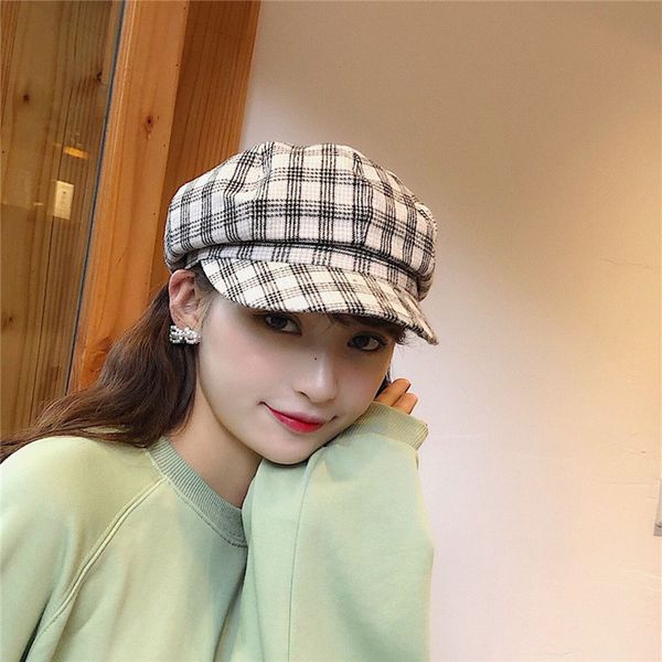 brand caps women's british beret lattice bud hat shopping fashion female student duck tongue korean autumn and winter wool octagona, Blue;gray
brand caps women's british beret lattice bud hat shopping fashion female student duck tongue korean autumn and winter wool octagona, Blue;gray