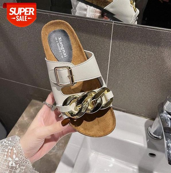 net red jw chain sandals and slippers muller shoes ins tide wear women's baotou half women #yp7f, Black
net red jw chain sandals and slippers muller shoes ins tide wear women's baotou half women #yp7f, Black
