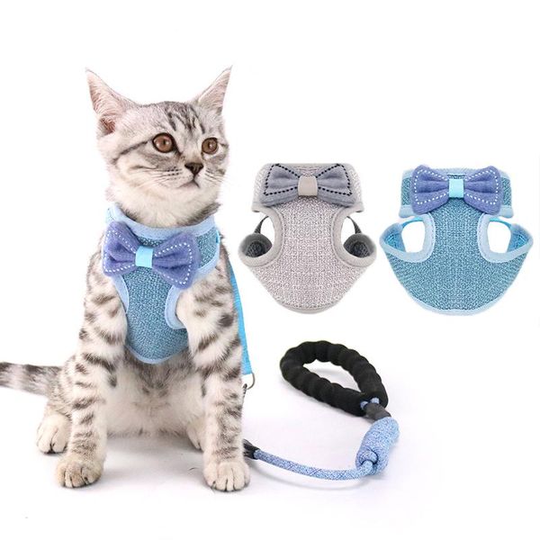 cat collars & leads cool harness and leash adjustable anti-breakaway set collar cute bow vests for puppies kitten cats mesh breathable
cat collars & leads cool harness and leash adjustable anti-breakaway set collar cute bow vests for puppies kitten cats mesh breathable