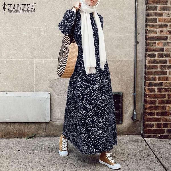 casual dresses vintage women muslim dress autumn long sleeve polka dot printed sundress zanzea kaftan maxi vestido, Black;gray
casual dresses vintage women muslim dress autumn long sleeve polka dot printed sundress zanzea kaftan maxi vestido, Black;gray