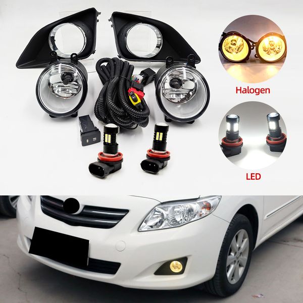 1 set for toyota corolla 2008 2009 2010 led fog lights fog lamp assembly fog light cover grill headlight foglights frame frames
1 set for toyota corolla 2008 2009 2010 led fog lights fog lamp assembly fog light cover grill headlight foglights frame frames