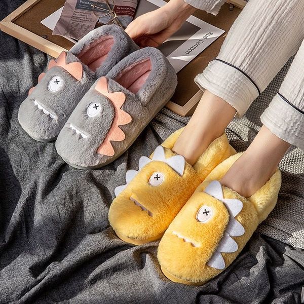 men's cotton winter cute couple plush platform indoor home soft household warm slippers, Black
men's cotton winter cute couple plush platform indoor home soft household warm slippers, Black