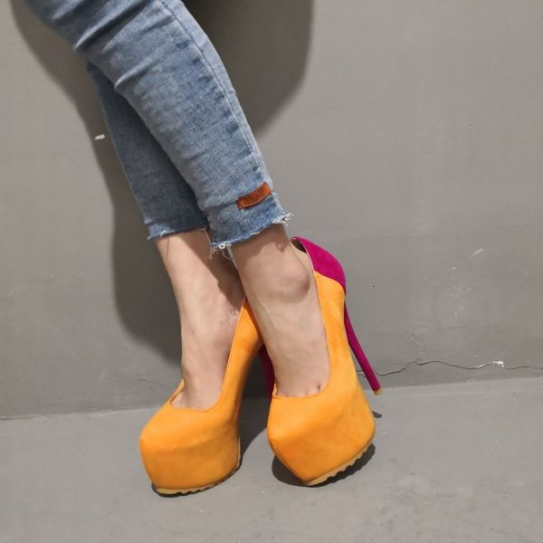 sandals olomm woman platform stiletto pumps high nice round toe beautiful orange graduation party women's shoes plus me size 5-15 m5bz, Black
sandals olomm woman platform stiletto pumps high nice round toe beautiful orange graduation party women's shoes plus me size 5-15 m5bz, Black