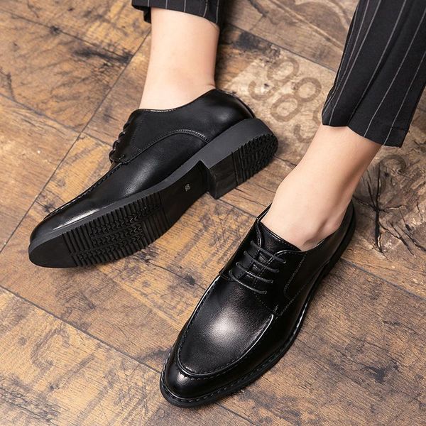 dress shoes summer 2021 korean business men's fashion casual large size british, Black
dress shoes summer 2021 korean business men's fashion casual large size british, Black