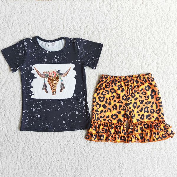 rts wholesale kids boutique clothing sets milk silk fashion baby girls designer clothes summer outfits black bleached tee shirt cow skull ch, White
rts wholesale kids boutique clothing sets milk silk fashion baby girls designer clothes summer outfits black bleached tee shirt cow skull ch, White