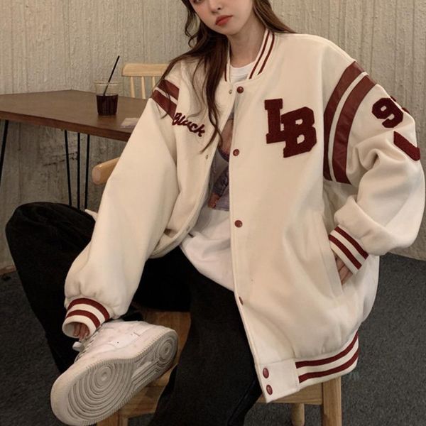 women's jackets plush coat korean version loose spring autumn winter 2021 high street small baseball suit, Black;brown
women's jackets plush coat korean version loose spring autumn winter 2021 high street small baseball suit, Black;brown