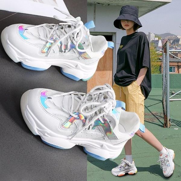 patchwork leather chunky sneakers breathable women thick sole fashion white casual sport shoes ladies travelling boots, Black
patchwork leather chunky sneakers breathable women thick sole fashion white casual sport shoes ladies travelling boots, Black