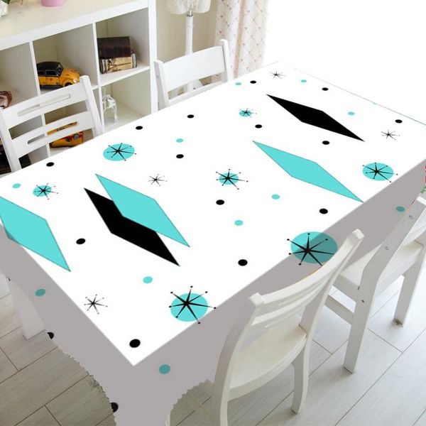 table cloth retro turquoise mid century diamond starburst tablecloth for home decor abstract geometric cover rectangle
table cloth retro turquoise mid century diamond starburst tablecloth for home decor abstract geometric cover rectangle