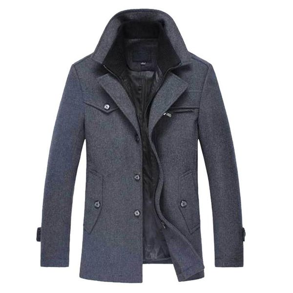 men's wool & blends winter thick coats slim fit jackets mens casual warm outerwear male woolen jacket men brand clothing 4xl j6t606, Black
men's wool & blends winter thick coats slim fit jackets mens casual warm outerwear male woolen jacket men brand clothing 4xl j6t606, Black