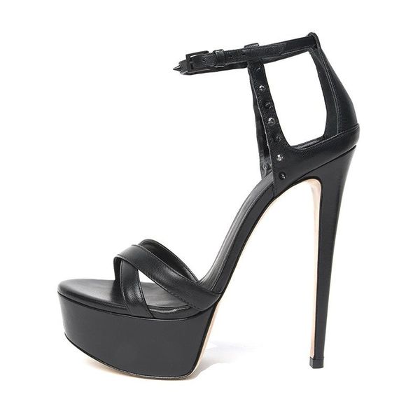 dress shoes lucky2021 large fashion women's size waterproof table rivet ultra high heel sandals, Black
dress shoes lucky2021 large fashion women's size waterproof table rivet ultra high heel sandals, Black