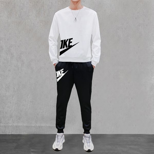 mens 2 piece pullover sweatshirt suit breathable long sleeve t shirt gym jogger drawstring trousers quick dry sport sets, Blue;black
mens 2 piece pullover sweatshirt suit breathable long sleeve t shirt gym jogger drawstring trousers quick dry sport sets, Blue;black