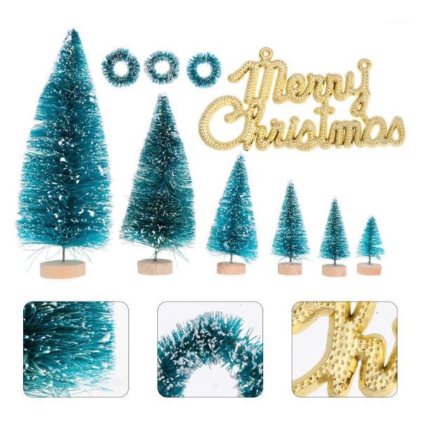 christmas decorations 1 set 55 pcs mini trees (assorted color) 
christmas decorations 1 set 55 pcs mini trees (assorted color)