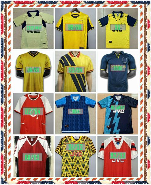 2000 2002 bergkamp henry retro soccer jersey 2001 home away vieira pires keown ljungberg wiltord cole vintage football shirt, Black;yellow
2000 2002 bergkamp henry retro soccer jersey 2001 home away vieira pires keown ljungberg wiltord cole vintage football shirt, Black;yellow