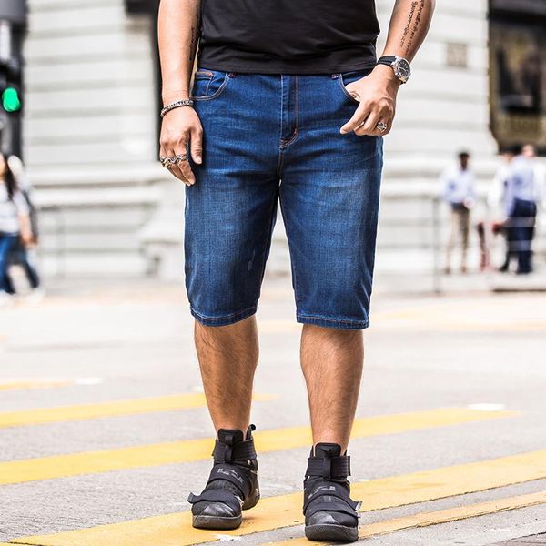 men's shorts summer thin high waist stretch denim male plus fat size straight loose five-point middle pants 2, White;black
men's shorts summer thin high waist stretch denim male plus fat size straight loose five-point middle pants 2, White;black